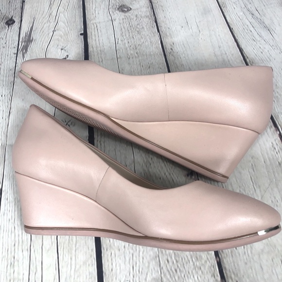 Cole Haan Shoes - Cole Haan Grand Ambition Leather Wedge Heels